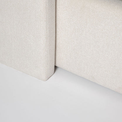 Angie Modern Storage Drawer Bed - Cream