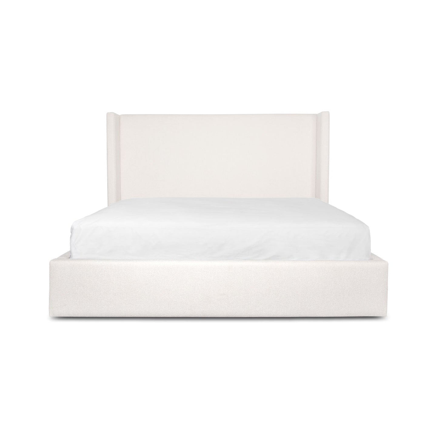 Angie Modern Storage Drawer Bed - Cream