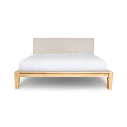 Luna Tool Free Upholstered Double Bed - Beige