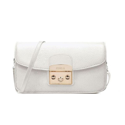 Alligator Pattern Leather Chain Bag