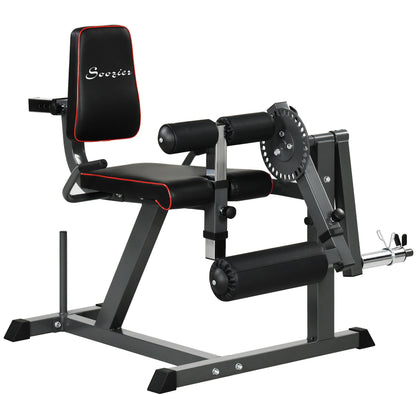 Leg Extension Machine Adjustable Leg Extension and Curl Machine with Plate Loaded for Leg Extension