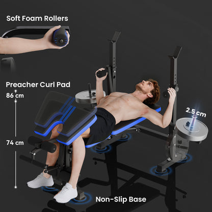 Adjustable Weight Bench for Weight Lifting and Strength Training