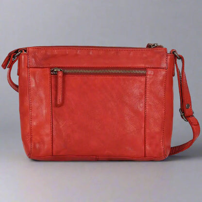 MET Crossbody Organizer Leather Bag
