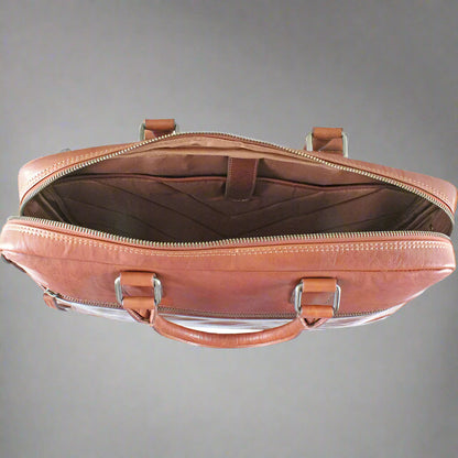 MET Leather Briefcase Messenger | Laptop Bag