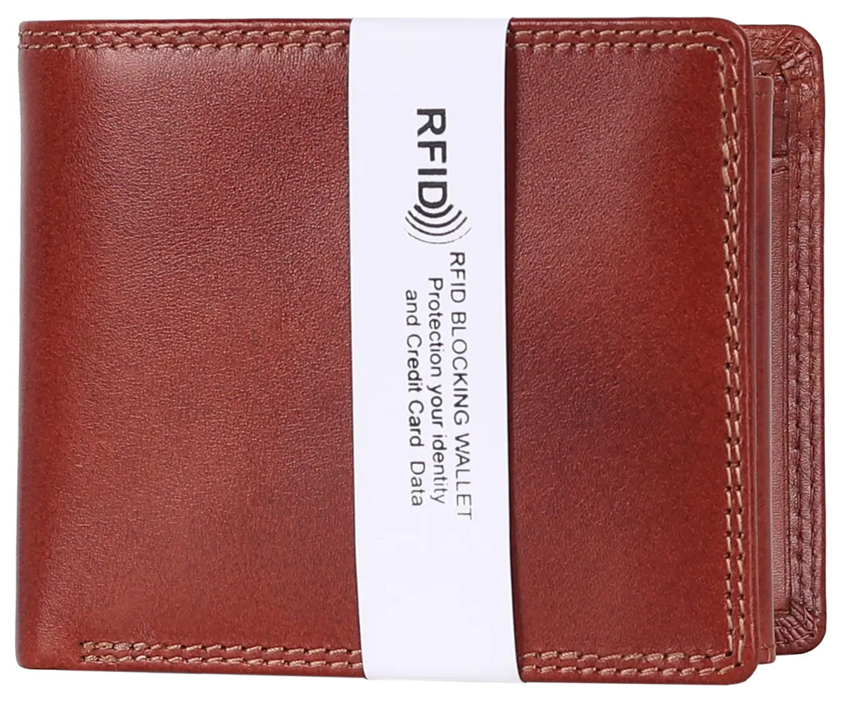 MET Leather Wallet with Coin Pocket