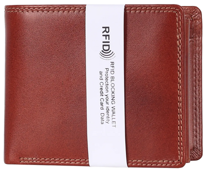 MET Leather Wallet with Coin Pocket