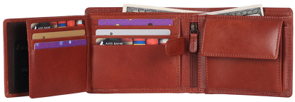 MET Leather Wallet with Coin Pocket