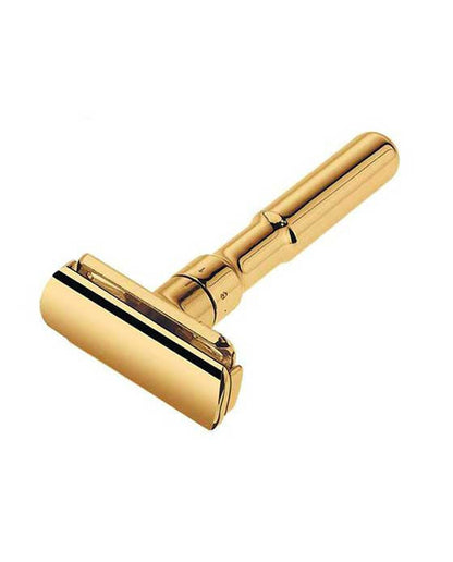 Merkur Futur Adjustable Double Edge Safety Razor Safety Razor With Snap Closure, Gold