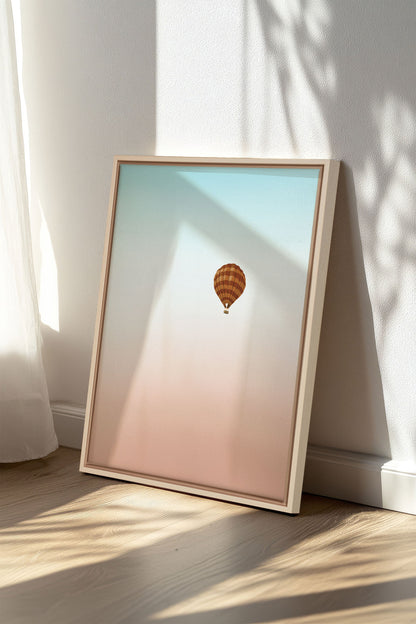 MONTGOLFIÈRE, Oeuvre sur toile étirée