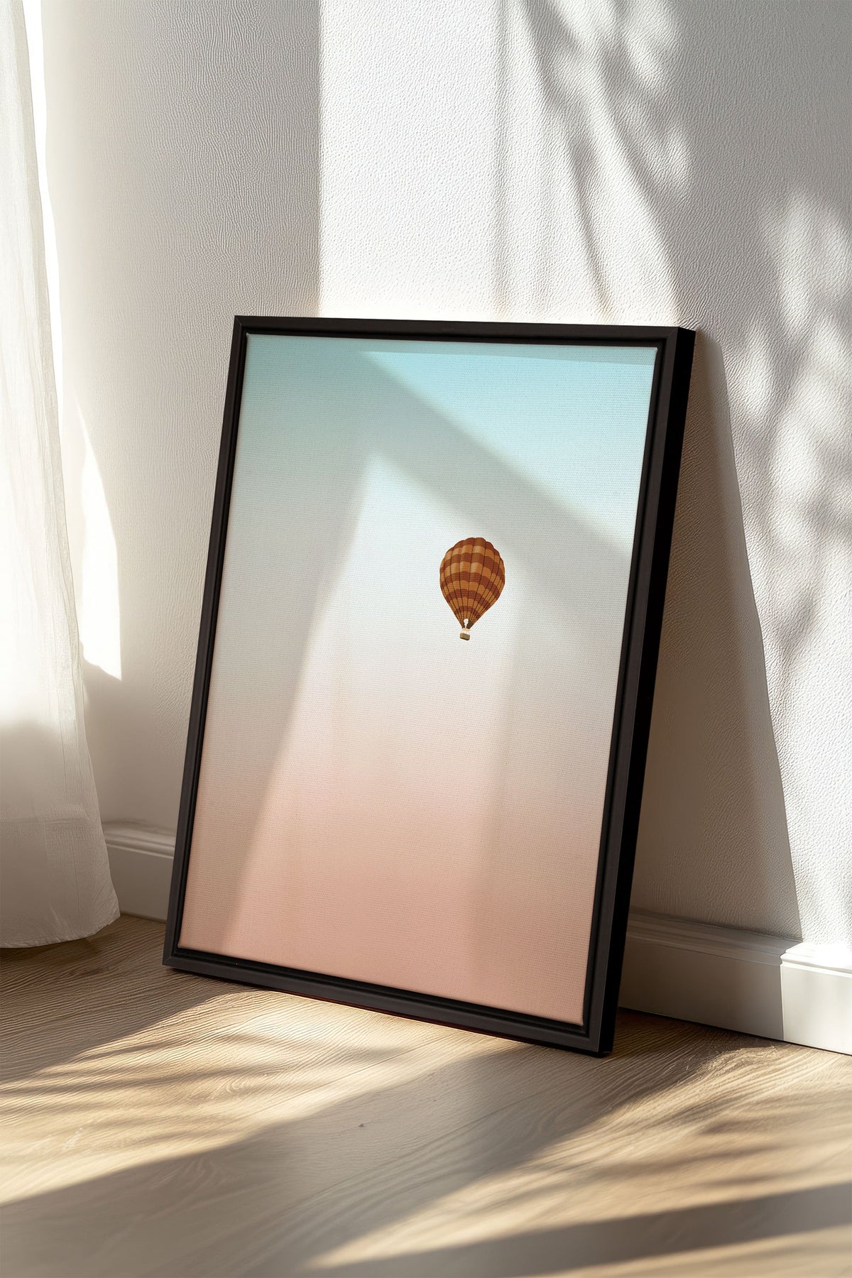 MONTGOLFIÈRE, Oeuvre sur toile étirée