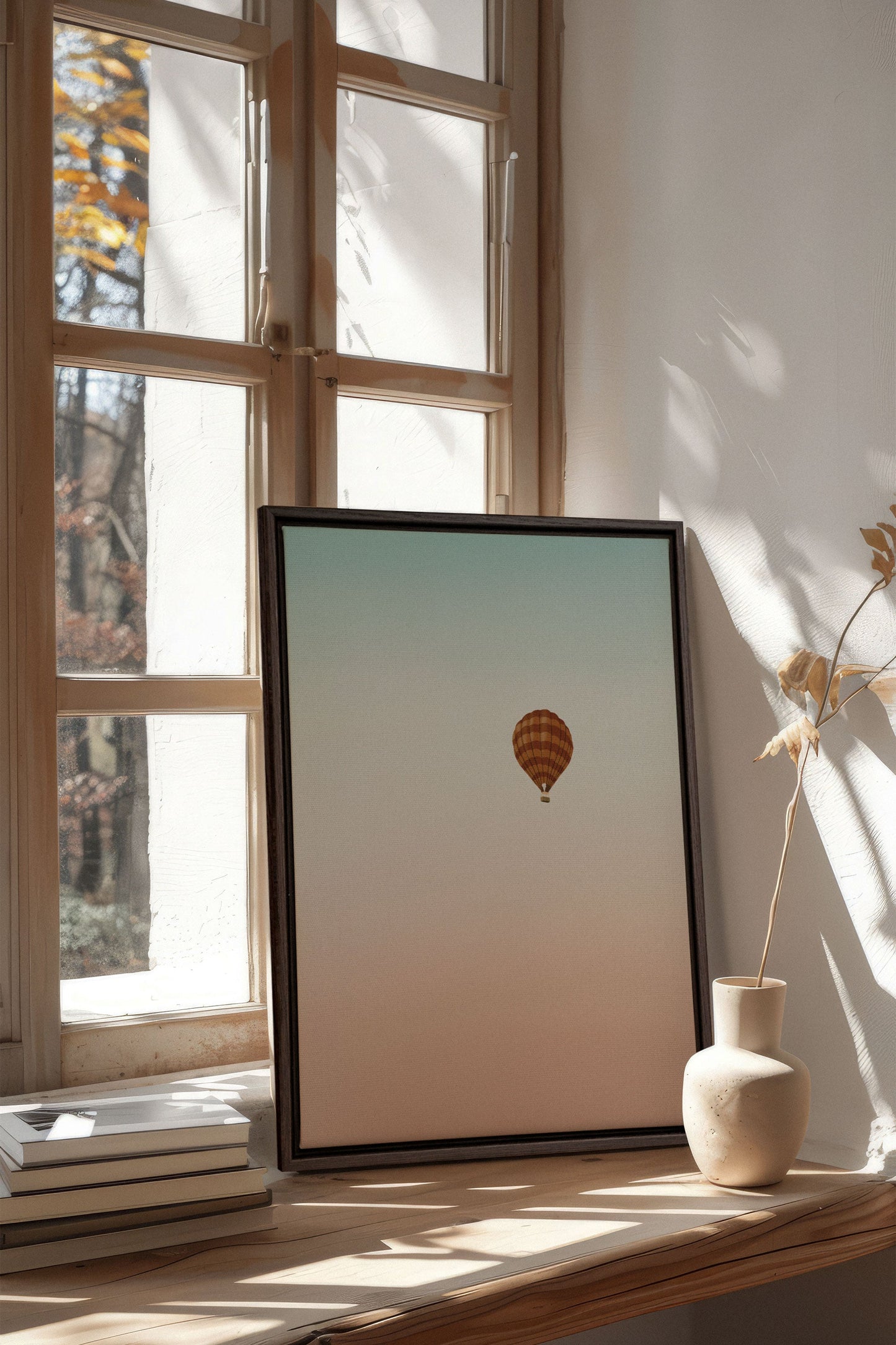 MONTGOLFIÈRE, Oeuvre sur toile étirée