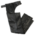 Open Road Unisex 4 Pocket Premium Leather Chaps