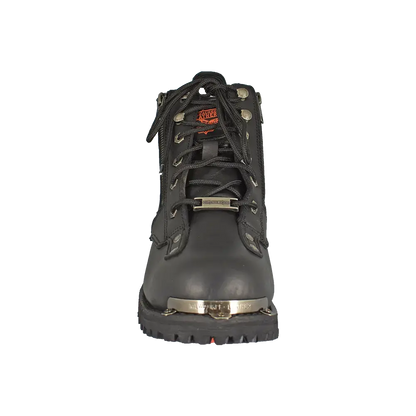 Milwaukee Leather Men's 6" Double Zip Lace Up Motorcycle Boots