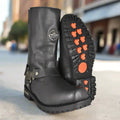 Milwaukee Leather Men's Wide 11" Harness Motorcycle Boots