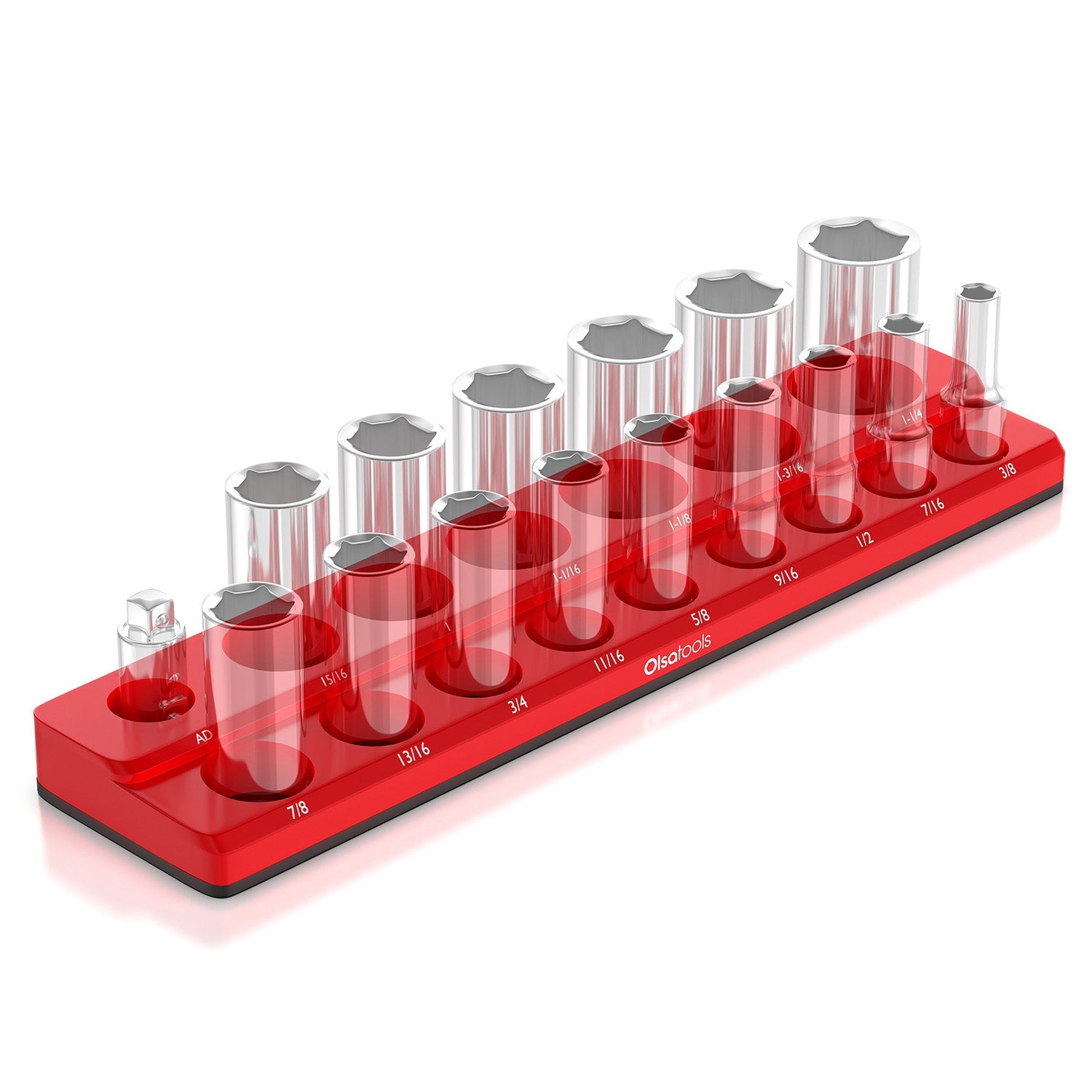 2-Row Magnetic Socket Holders