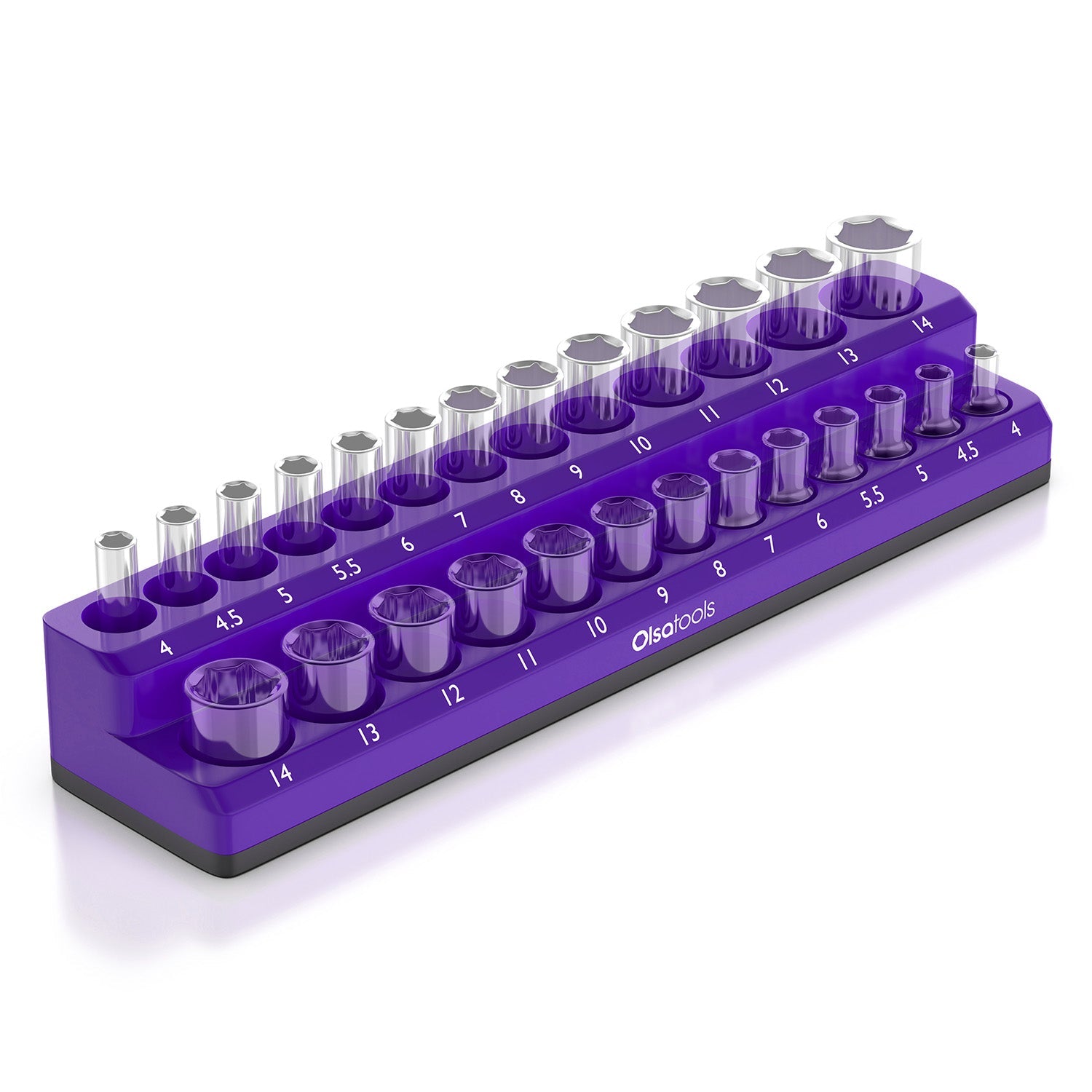 2-Row Magnetic Socket Holders