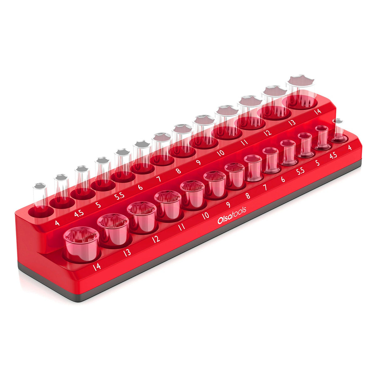 2-Row Magnetic Socket Holders