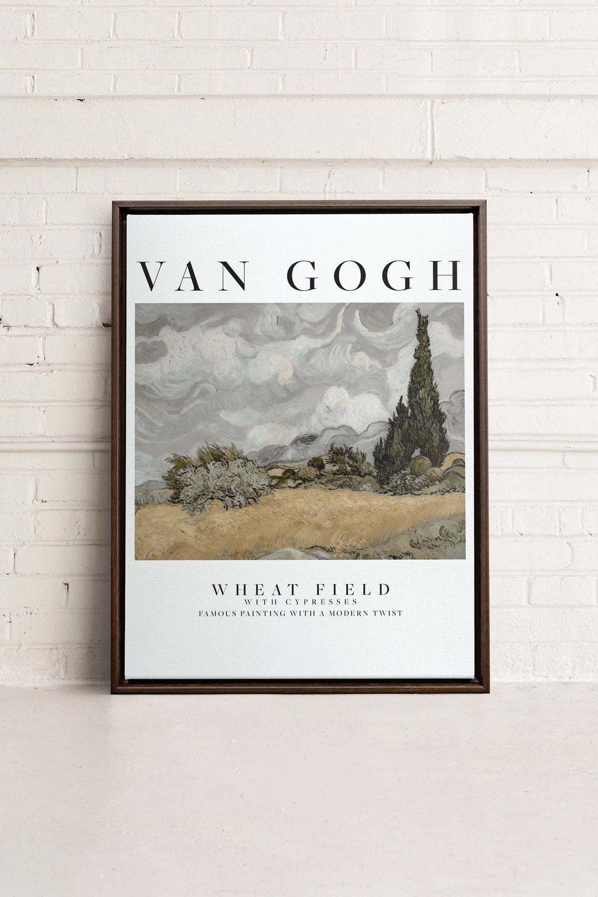 WHEATS FIELD, Oeuvre sur toile étirée