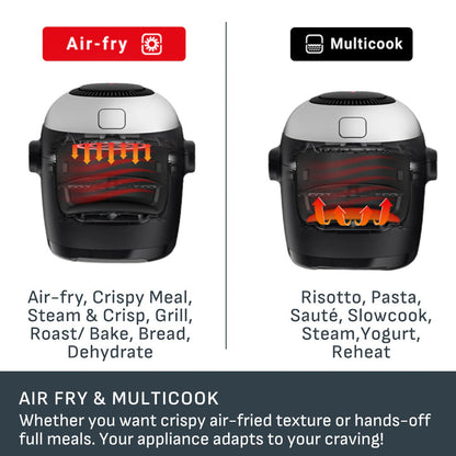 T-FAL MY740CQ0 ActiFry Multicooker & Air Fryer with Automatic Stirring Paddle 6L - Blemished package with full warranty