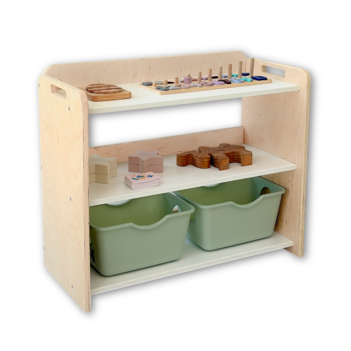 BANANA - Montessori Shelf with Borders