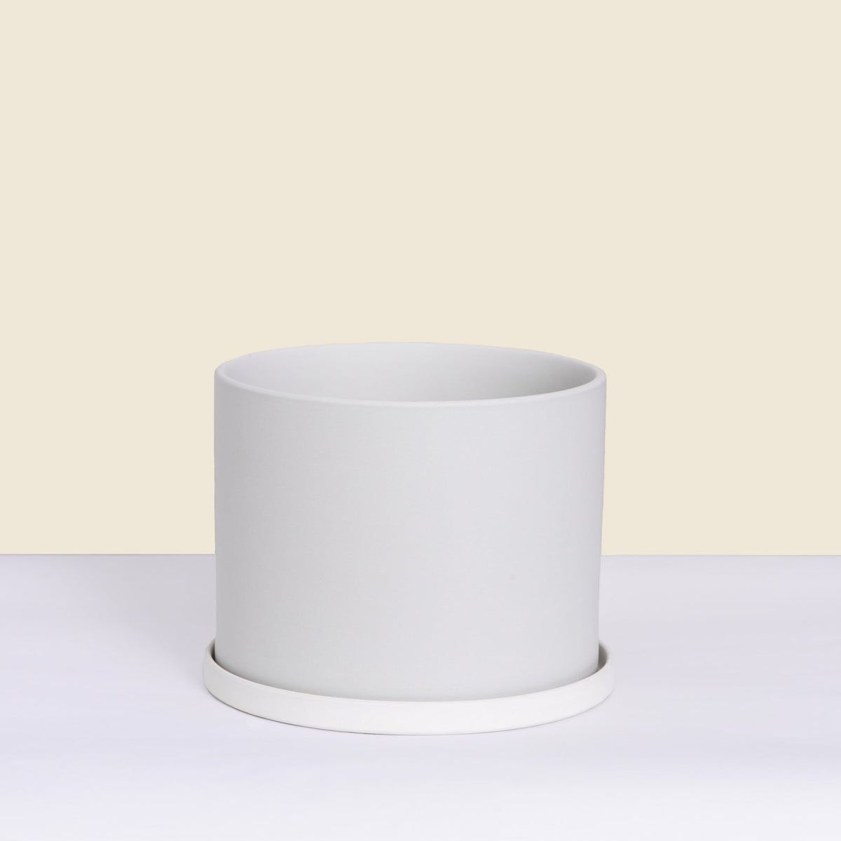 Medium Stone Pot with Saucer