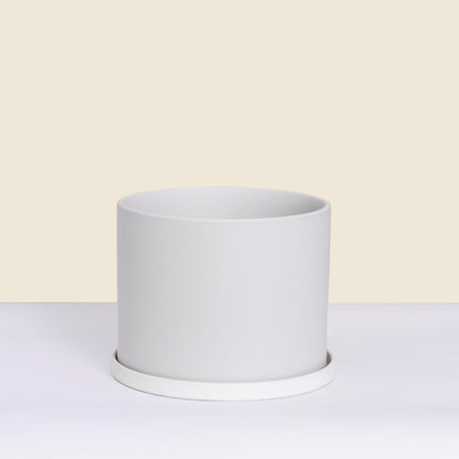 Medium Stone Pot with Saucer
