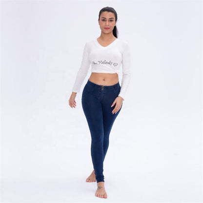 2 Button Stretch Pants
