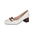Block Heel Loafers