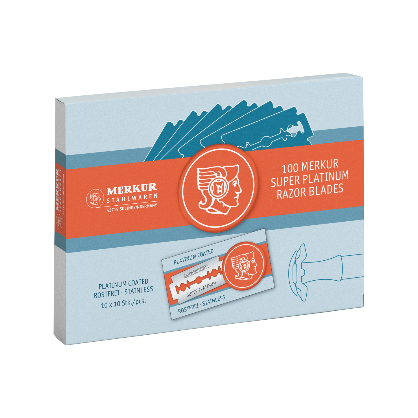 Merkur Double Edge Blades - 100 pack