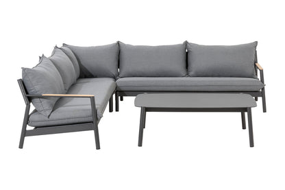 Monti 4-Piece Aluminum Outdoor Sectional Set