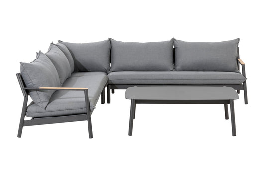 Monti 4-Piece Aluminum Outdoor Sectional Set