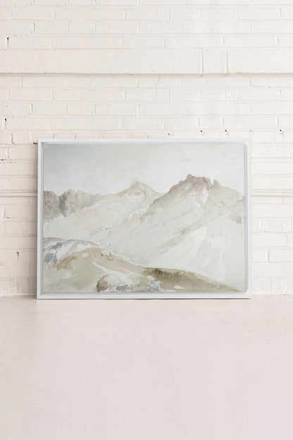 MOUNTAIN VIEW, Oeuvre sur toile étirée