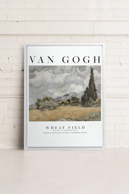 WHEATS FIELD, Oeuvre sur toile étirée