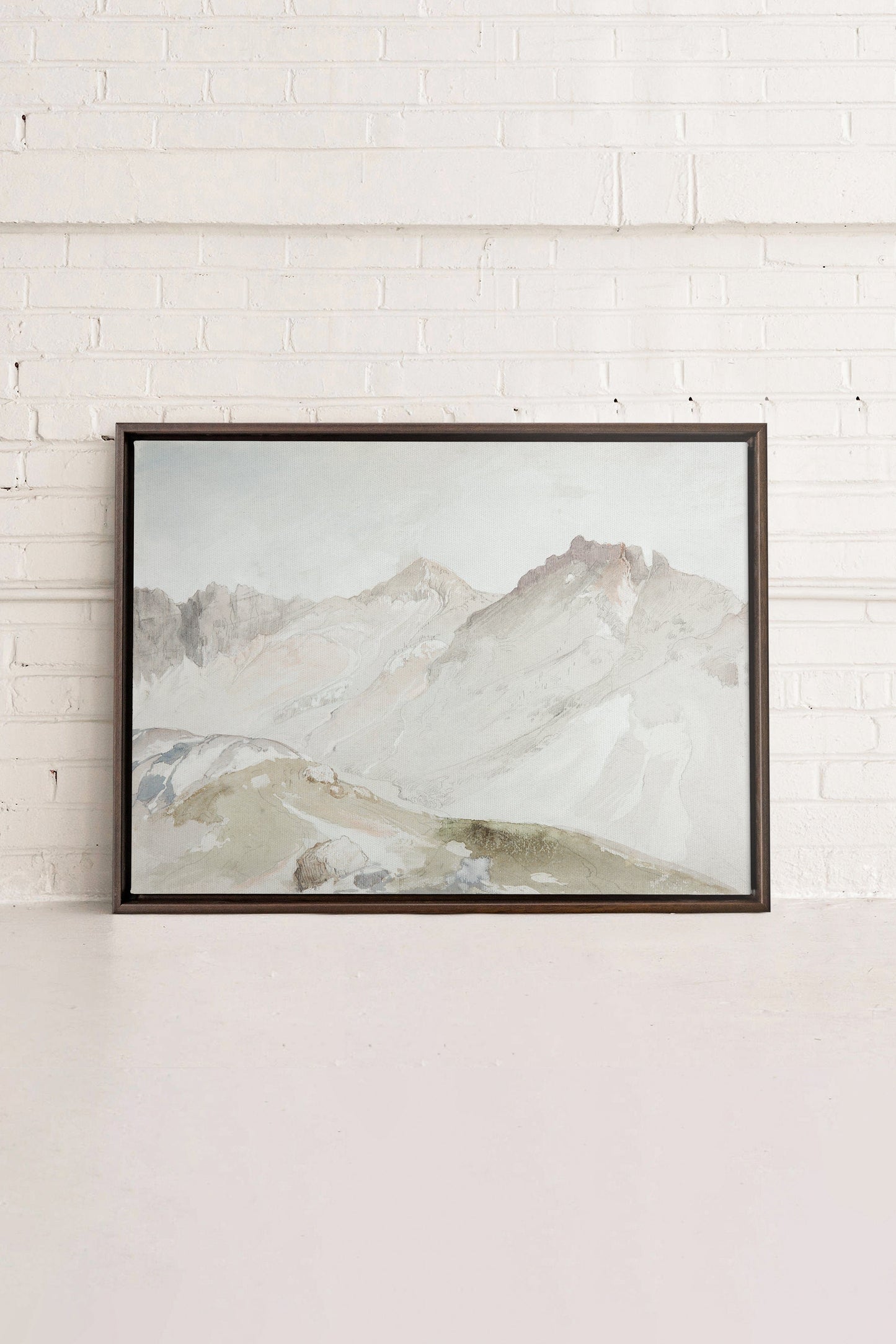 MOUNTAIN VIEW, Oeuvre sur toile étirée