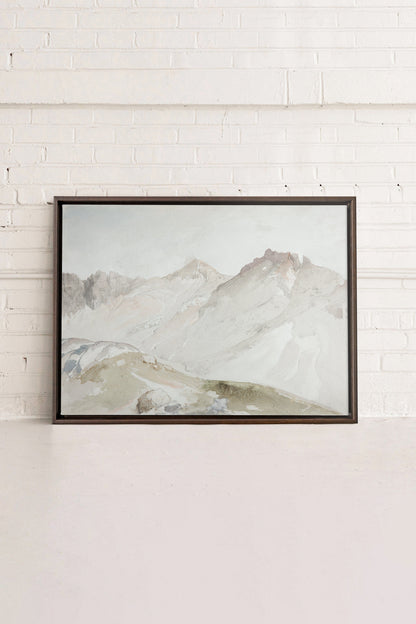 MOUNTAIN VIEW, Oeuvre sur toile étirée