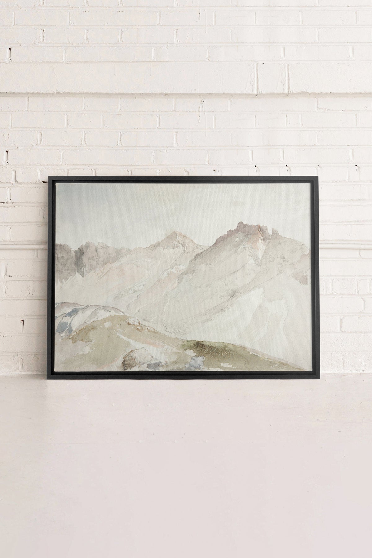 MOUNTAIN VIEW, Oeuvre sur toile étirée