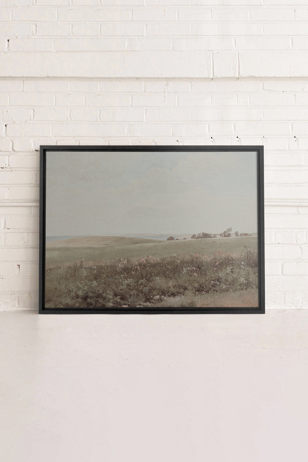 MUTED GREEN MEADOW, Oeuvre sur toile étirée