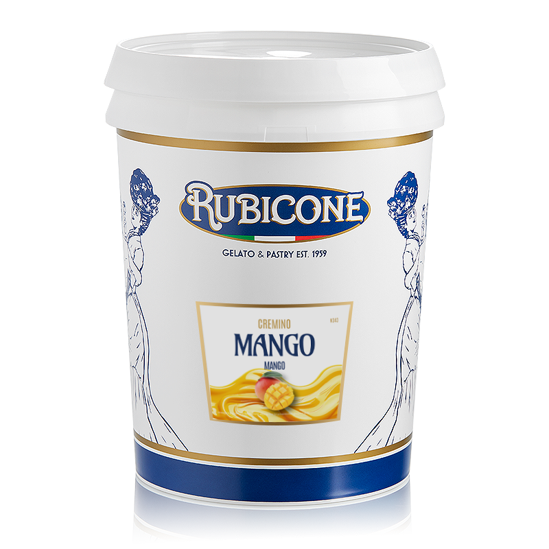 Mango Spreadable Filling Cream - Cremino Mango - 5 KG Bucket - Rubicone Canada - Ships Free Within Canada on Orders Above CAD $199