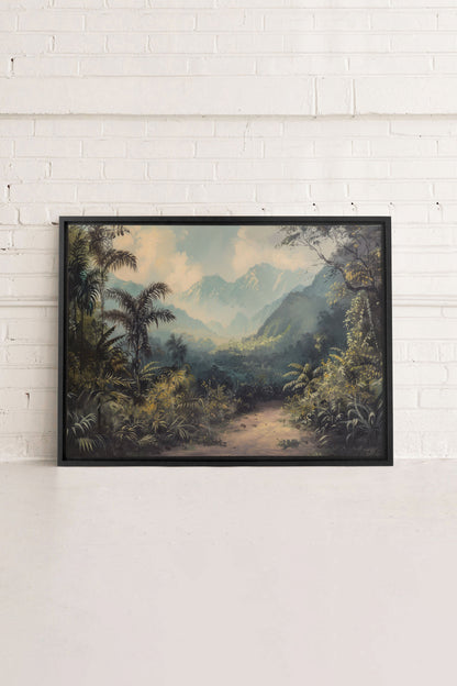 GOLDEN REALM, Oeuvre sur toile étirée