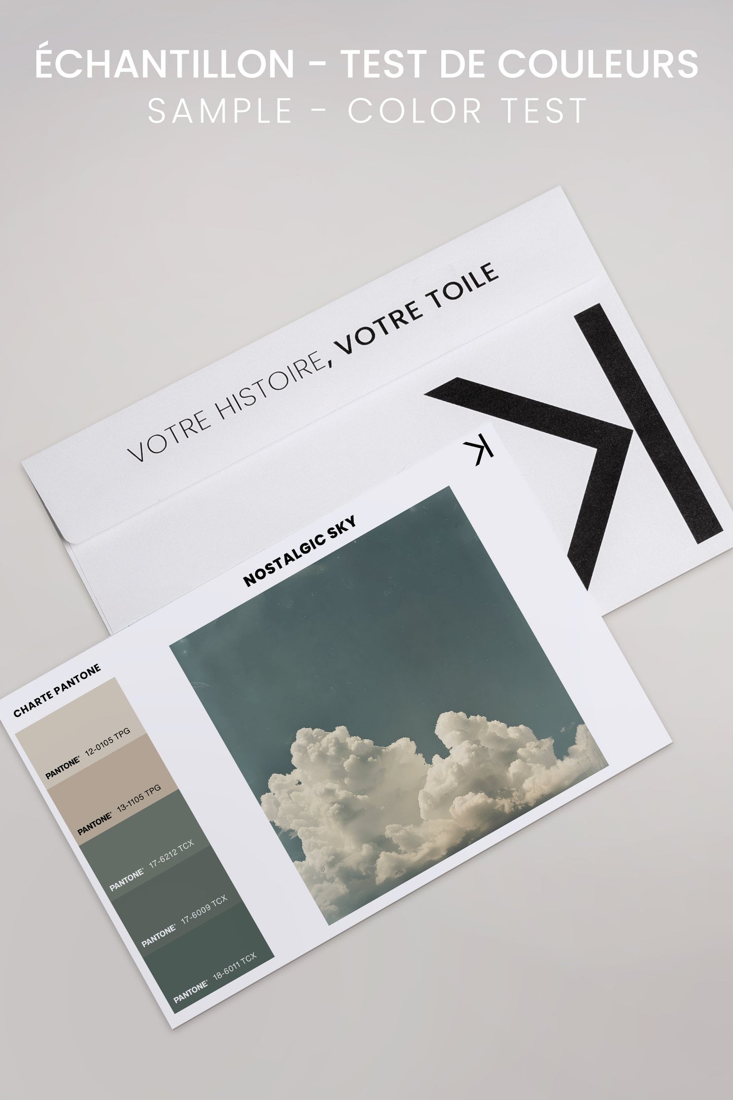 NOSTALGIC SKY, Oeuvre sur toile étirée