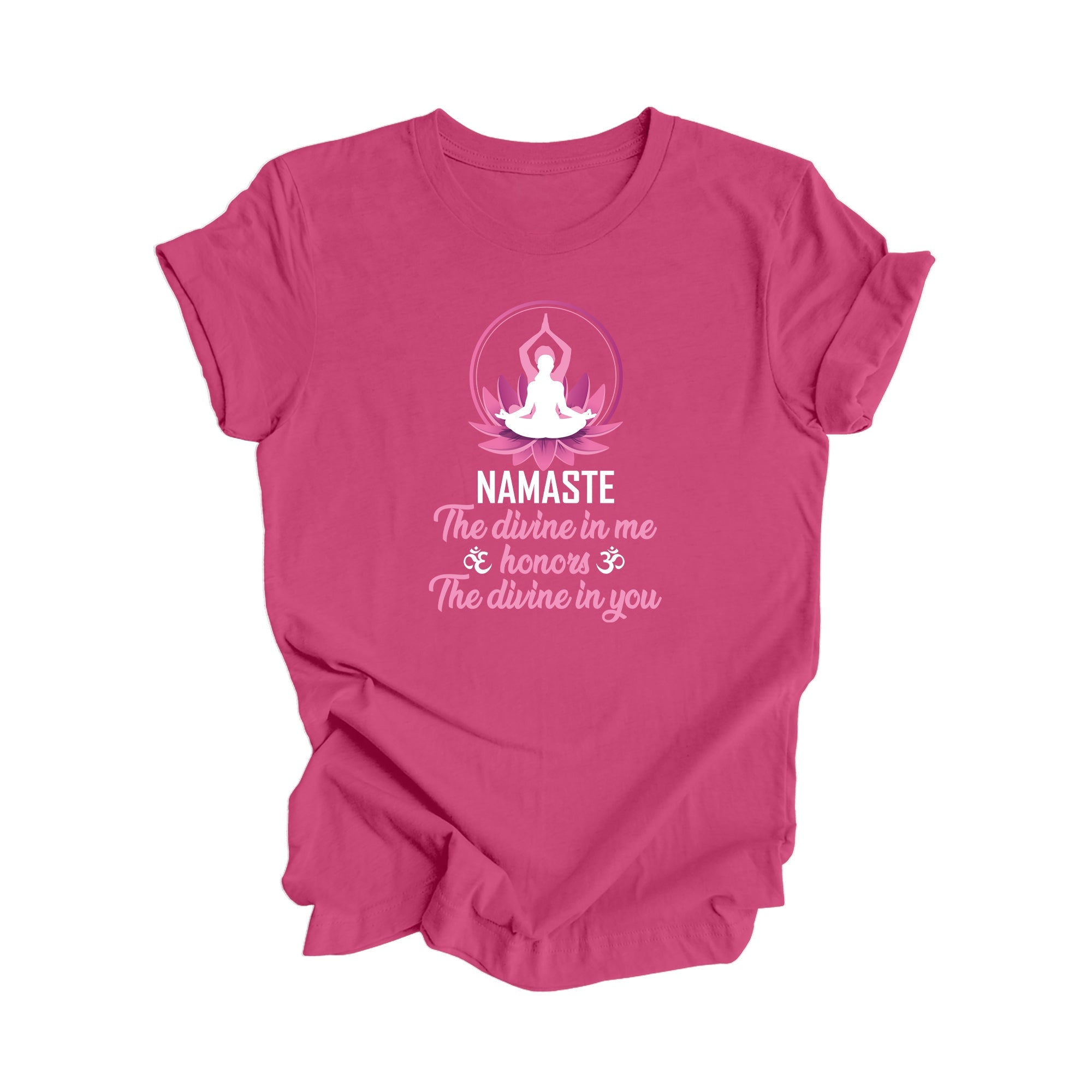 Namaste The Divine In Me Honors The Divine In You - Yoga Gift, Meditation Shirt, Yoga T-shirt, Yoga Lover Gift, Yoga Teacher Shirt, Wellness Shirt, Self Care Shirt - Inspired X