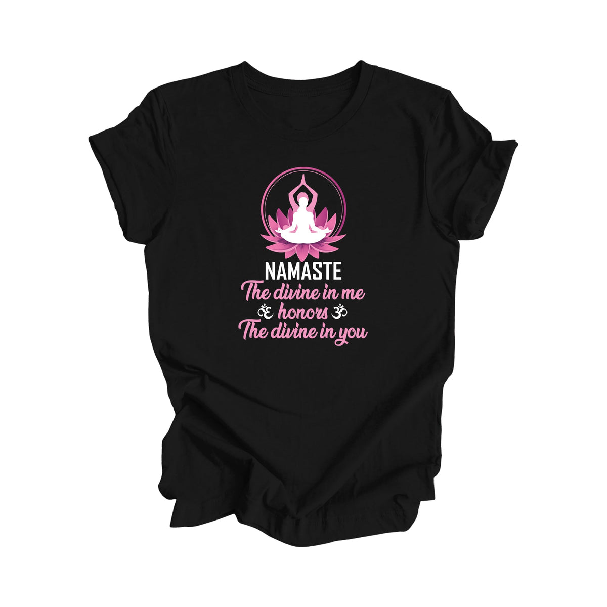 Namaste The Divine In Me Honors The Divine In You - Yoga Gift, Meditation Shirt, Yoga T-shirt, Yoga Lover Gift, Yoga Teacher Shirt, Wellness Shirt, Self Care Shirt - Inspired X