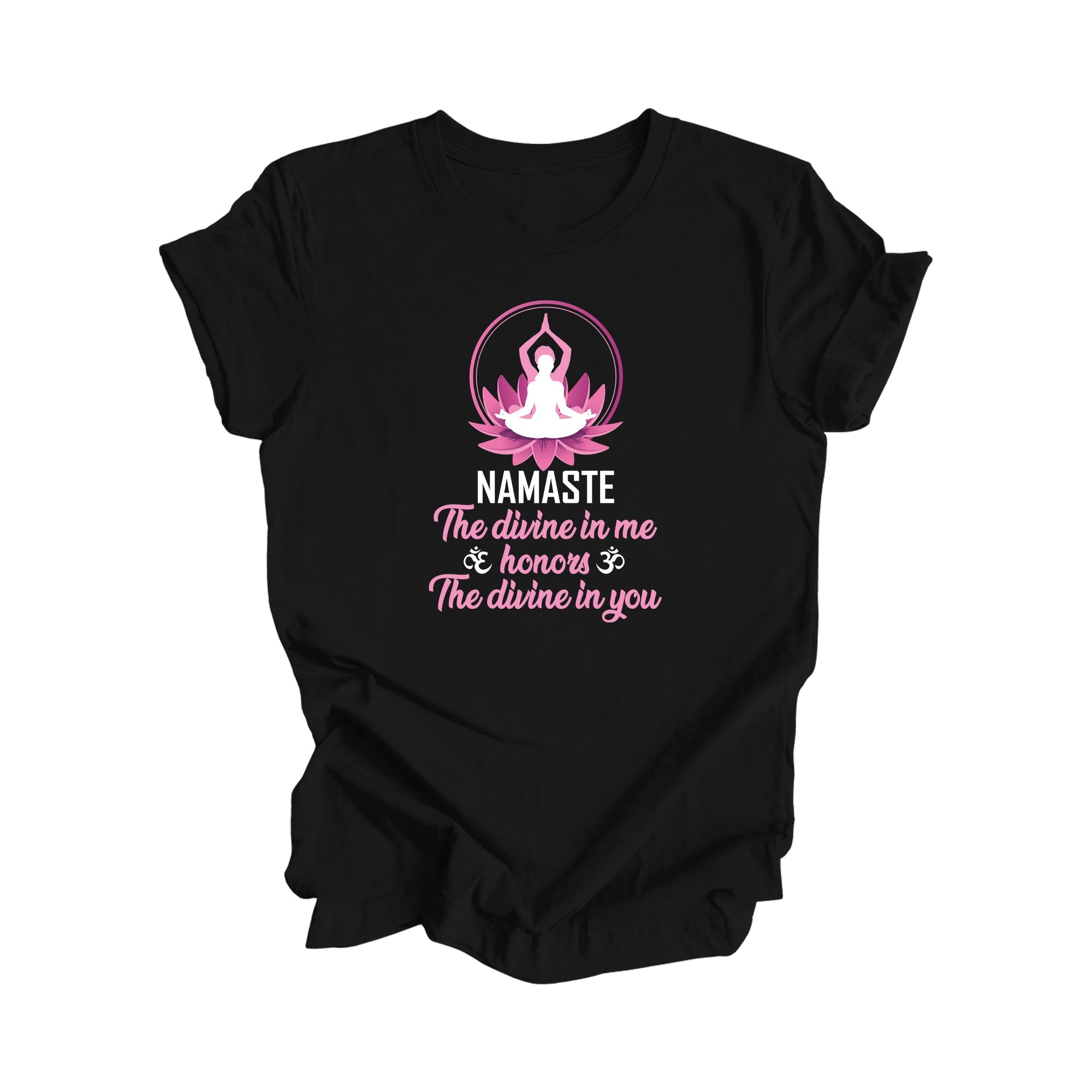 Namaste The Divine In Me Honors The Divine In You - Yoga Gift, Meditation Shirt, Yoga T-shirt, Yoga Lover Gift, Yoga Teacher Shirt, Wellness Shirt, Self Care Shirt - Inspired X