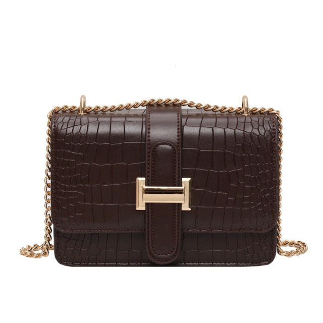 Alligator Pattern Purse