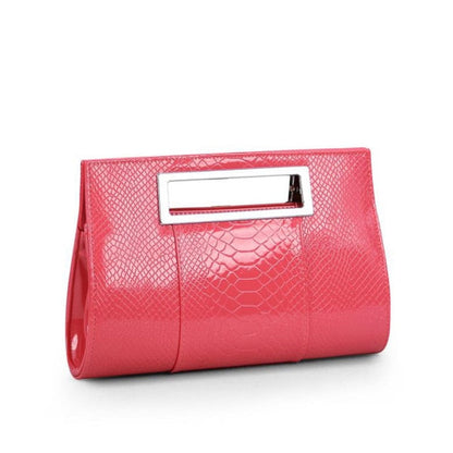 Croc Pattern Clutch