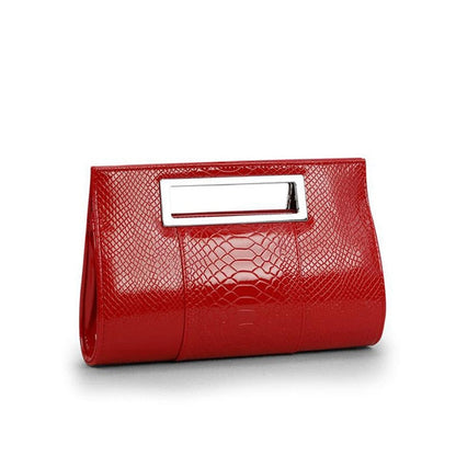 Croc Pattern Clutch