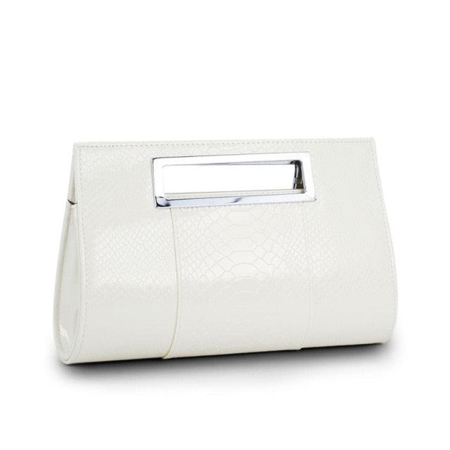 Croc Pattern Clutch