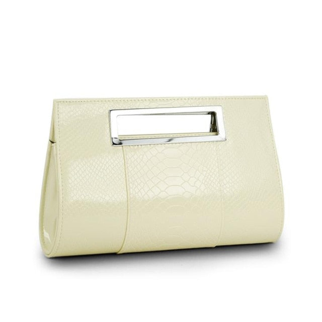 Croc Pattern Clutch