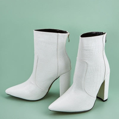 2 Tone Block Boots