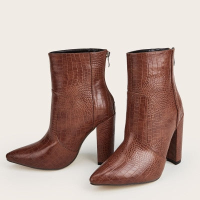 2 Tone Block Boots